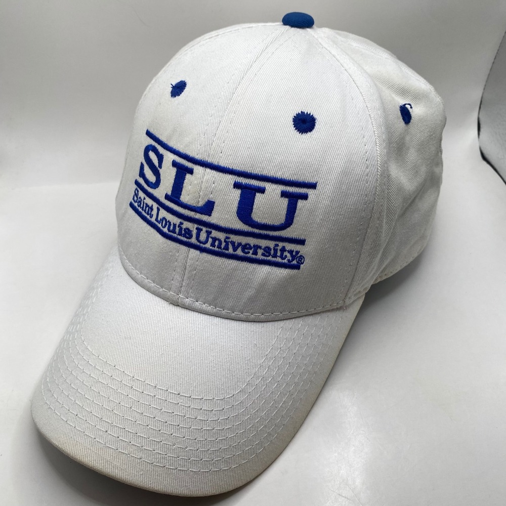 Saint Louis University Billikens Hat the game split bar White Blue Snapback Mens
